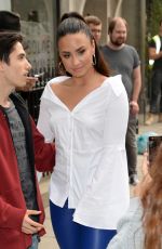 DEMI LOVATO at Kiss FM Studios in London 09/27/2017