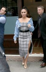 DEMI LOVATO Leaves Her Hotel in New York 09/29/2017