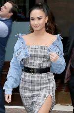 DEMI LOVATO Leaves Her Hotel in New York 09/29/2017