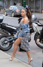 DEMI LOVATO Leaves Her Hotel in New York 09/29/2017