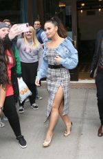 DEMI LOVATO Leaves Her Hotel in New York 09/29/2017