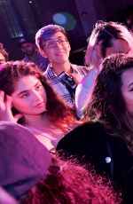 DEMI LOVATO Performs for Spotify Superfans in Los Angeles 09/15/2017