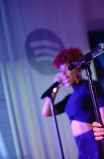 DEMI LOVATO Performs for Spotify Superfans in Los Angeles 09/15/2017