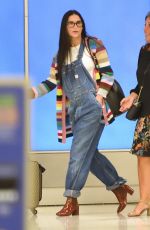 DEMI MOORE at JFK Airport in New York 09/21/2017
