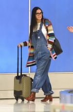 DEMI MOORE at JFK Airport in New York 09/21/2017