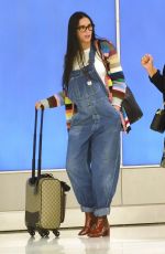 DEMI MOORE at JFK Airport in New York 09/21/2017