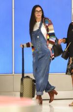 DEMI MOORE at JFK Airport in New York 09/21/2017