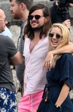 DIANNA AGRON adn Winston Marshall Out in Amalfi Coast 09/07/2017