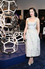 DITA VON TEESE at La Prairie Presents: The Art of Caviar Vernissage Evening in New York 09/06/2017