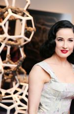 DITA VON TEESE at La Prairie Presents: The Art of Caviar Vernissage Evening in New York 09/06/2017