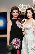 DITA VON TEESE at La Prairie Presents: The Art of Caviar Vernissage Evening in New York 09/06/2017