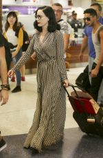 DITA VON TEESE at LAX Airport in Los Angeles 09/16/2017
