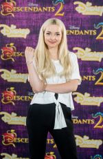 DOVE CAMERON at Descendants 2 Photocall in Amsterdam 09/26/2017