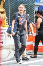 DREA DE MATTEO Out and About in New York 08/31/2017