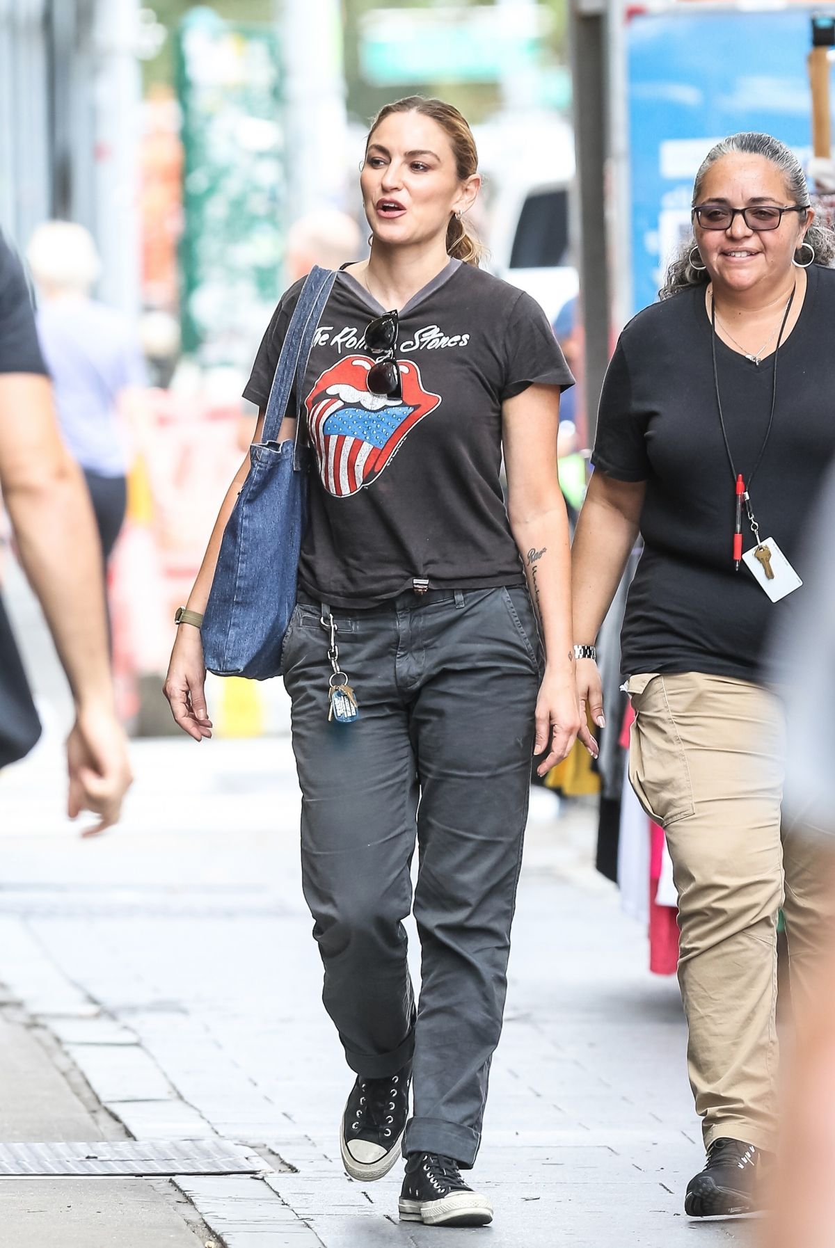 DREA DE MATTEO Out and About in New York 08/31/2017 – HawtCelebs