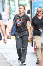 DREA DE MATTEO Out and About in New York 08/31/2017