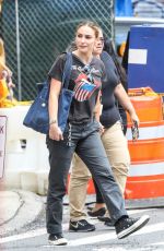 DREA DE MATTEO Out and About in New York 08/31/2017