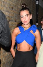 DUA LIPA Leaves Bricklane Yard in London 08/31/2017