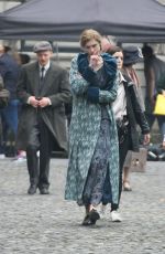 ELIZABETH DEBICKI on the Set of Vita & Virginia in Dublin 09/04/2017