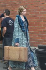 ELIZABETH DEBICKI on the Set of Vita & Virginia in Dublin 09/04/2017