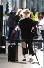 ELLE FANNING Arrives at Toronto Airport 09/08/2017