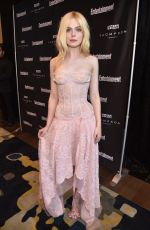 ELLE FANNING at Entertainment Weekly