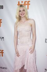 ELLE FANNING at Mary Shelley Premiere at 2017 Toronto International Film Festival 09/09/2017