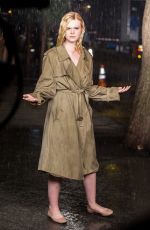 ELLE FANNING Fashes Her Underwear on the Set of Woody Allen Movie in New York 09/27/2017