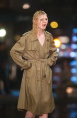 ELLE FANNING Fashes Her Underwear on the Set of Woody Allen Movie in New York 09/27/2017