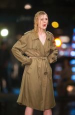 ELLE FANNING Fashes Her Underwear on the Set of Woody Allen Movie in New York 09/27/2017