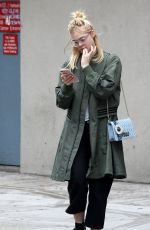 ELLE FANNING Heading to Her Home in New York 09/03/2017