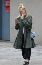 ELLE FANNING Heading to Her Home in New York 09/03/2017