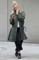 ELLE FANNING Heading to Her Home in New York 09/03/2017