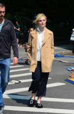 ELLE FANNING on the Set of a Woody Allen Movie in New York 09/11/2017