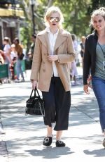 ELLE FANNING on the Set of a Woody Allen Movie in New York 09/11/2017