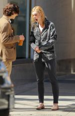 ELLE FANNING on the Set of Woody Allen Project in New York 09/25/2017