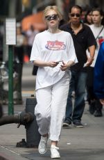 ELLE FANNING Out and About in New York 09/12/2017