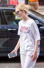 ELLE FANNING Out and About in New York 09/12/2017