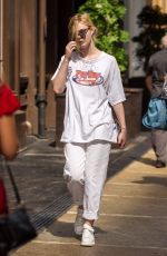 ELLE FANNING Out and About in New York 09/12/2017