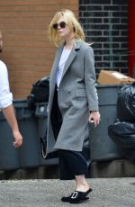 ELLE FANNING Out and About in New York 09/19/2017