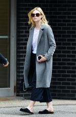 ELLE FANNING Out and About in New York 09/19/2017
