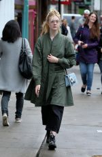 ELLE FANNING Out for Lunch in New York 09/03/2017