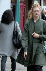 ELLE FANNING Out for Lunch in New York 09/03/2017