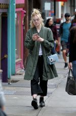 ELLE FANNING Out for Lunch in New York 09/03/2017