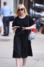 ELLE FANNING Out in New York 09/07/2017