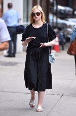 ELLE FANNING Out in New York 09/07/2017