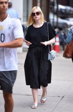 ELLE FANNING Out in New York 09/07/2017