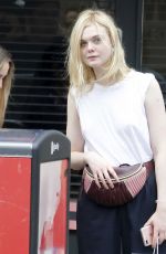 ELLE FANNING Out in New York 09/21/2017