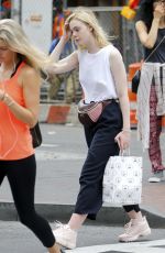 ELLE FANNING Out in New York 09/21/2017