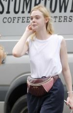 ELLE FANNING Out in New York 09/21/2017